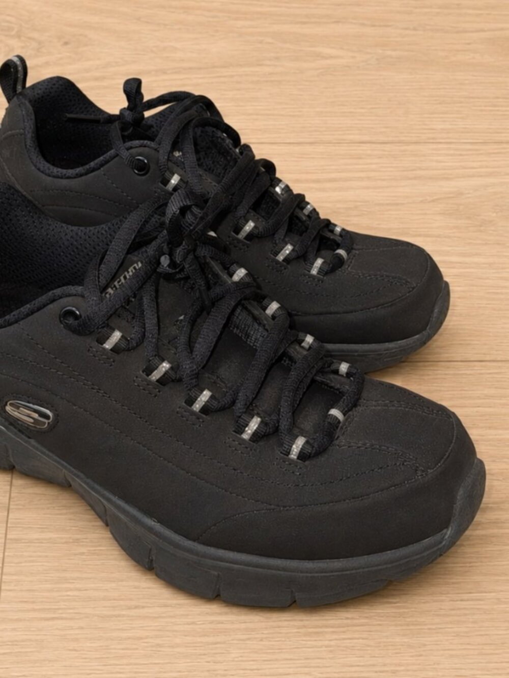 Skechers Women's Size 7.5 Sneakers Elite Flex Black - Picture 3 of 10